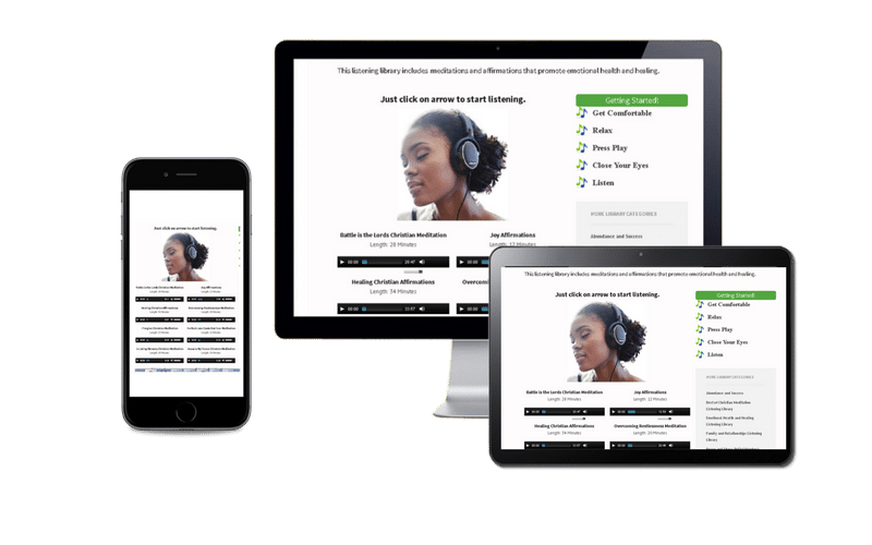 Devices for Christian Meditator Membership Listen Library